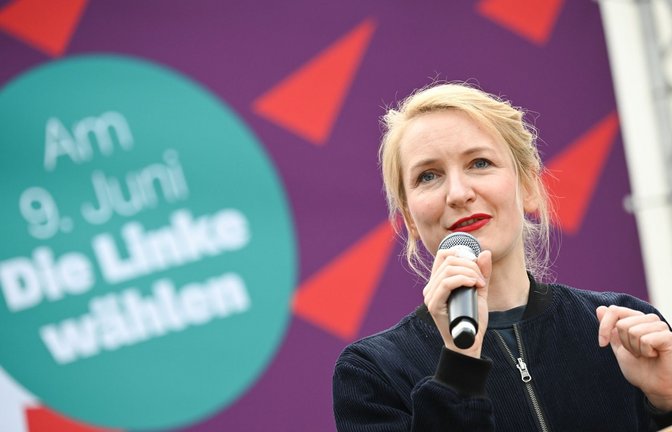 Linken-Chefin Ines Schwerdtner legt ein Konzept zur Stärkung der Kommunen vor.<span class='image-autor'>Foto: dpa/Sebastian Gollnow</span>