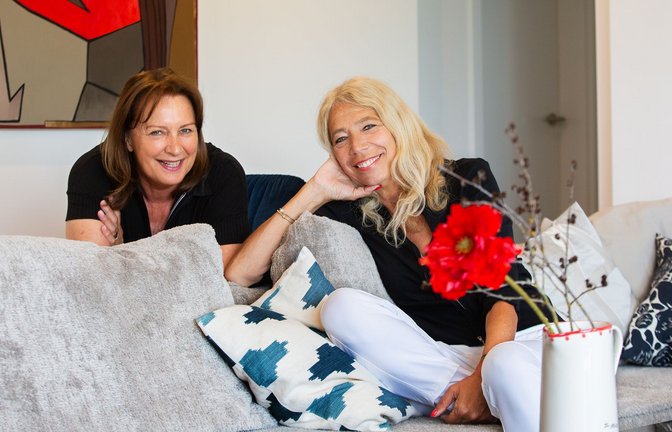 Karin Leins (links) und Lisa Federle haben sich vor etwa zehn Jahren kennengelernt.<span class='image-autor'>Foto: Ines Rudel</span>
