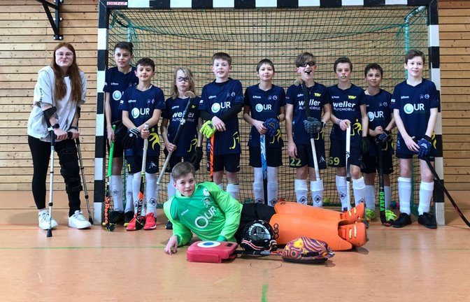 Mit einem Sieg zum Abschluss der Hallensaison sicherte sich die männliche U 12 der SG Ludwigsburg/Vaihingen im Endklassement der Verbandsliga den siebten Rang.  <span class='image-autor'>Foto: privat</span>