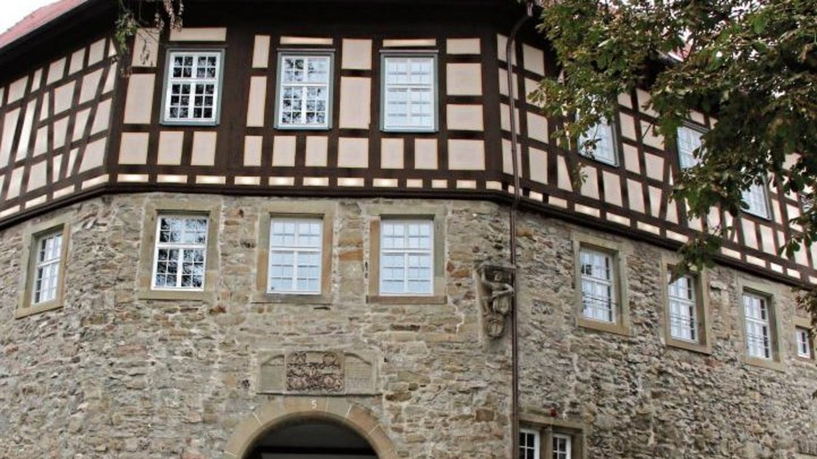 Das Sachsenheimer Wasserschloss. Das Sachsenheimer Wasserschloss.