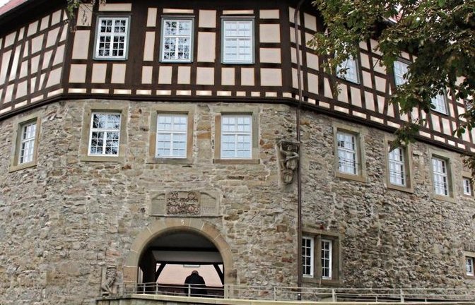 Das Sachsenheimer Wasserschloss.