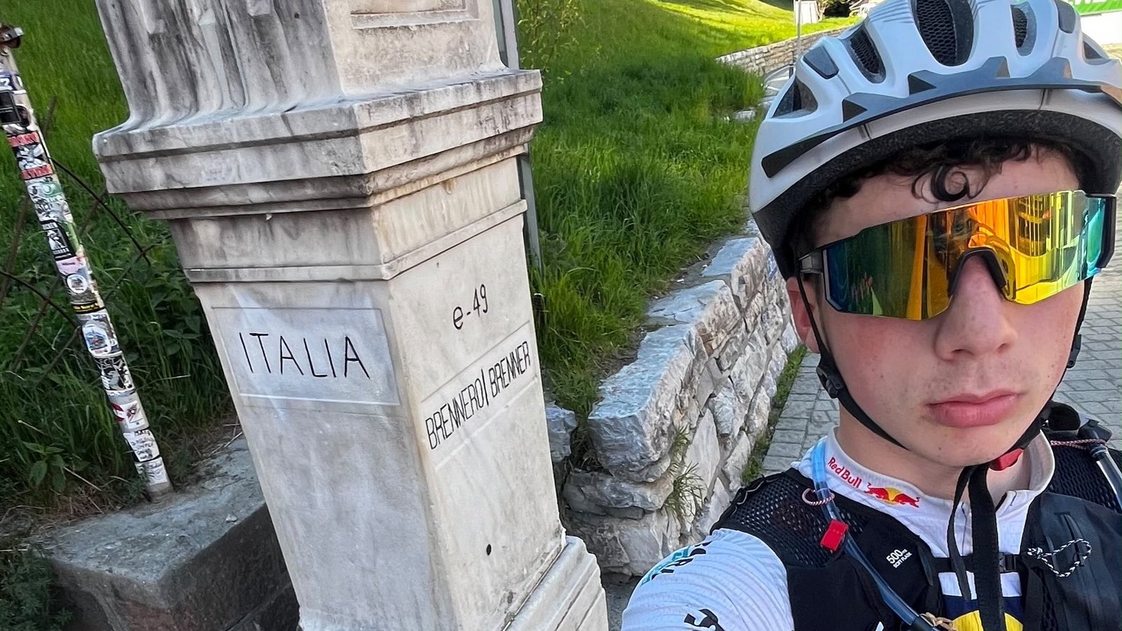 Beeindruckende Strecke: Tim Bosch ist mit dem Rennrad von Vaihingen nach Kroatien gefahren. Foto: p Beeindruckende Strecke: Tim Bosch ist mit dem Rennrad von Vaihingen nach Kroatien gefahren. Foto: p