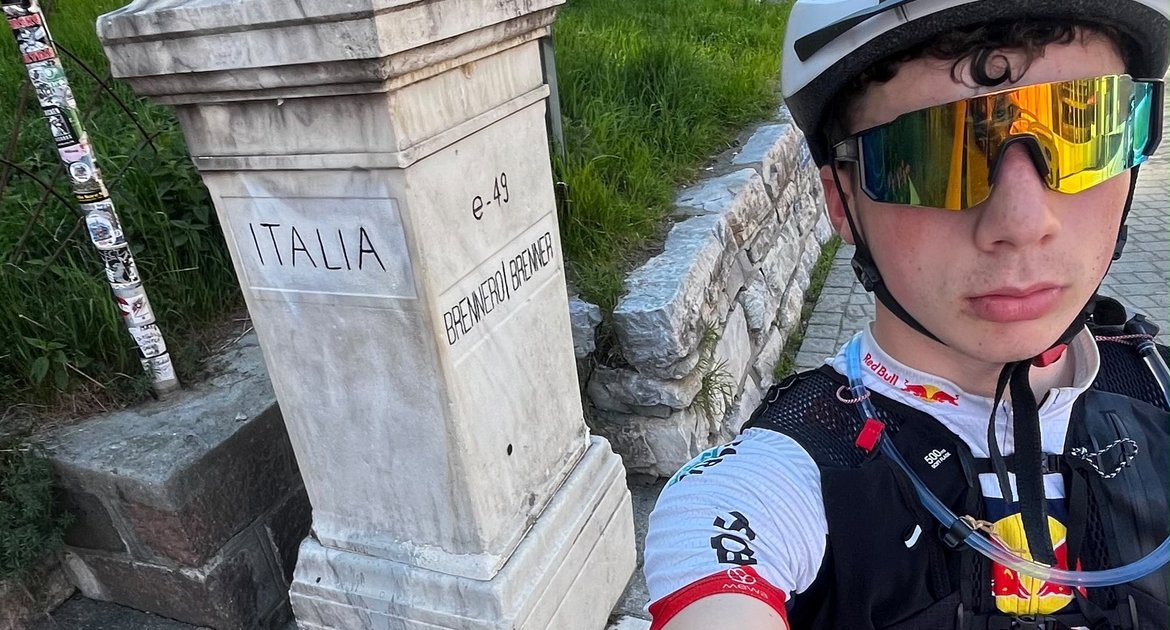 Beeindruckende Strecke: Tim Bosch ist mit dem Rennrad von Vaihingen nach Kroatien gefahren. Foto: p