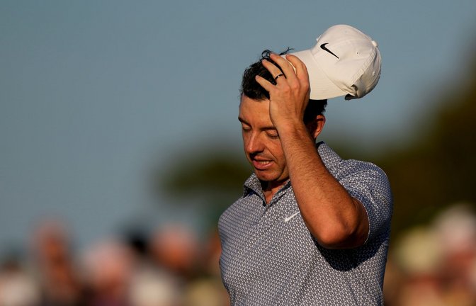Rory McIlroy büßte an Tag drei des Masters in Augusta seine klare Führung ein.<span class='image-autor'>Foto: Matt Slocum/AP/dpa</span>