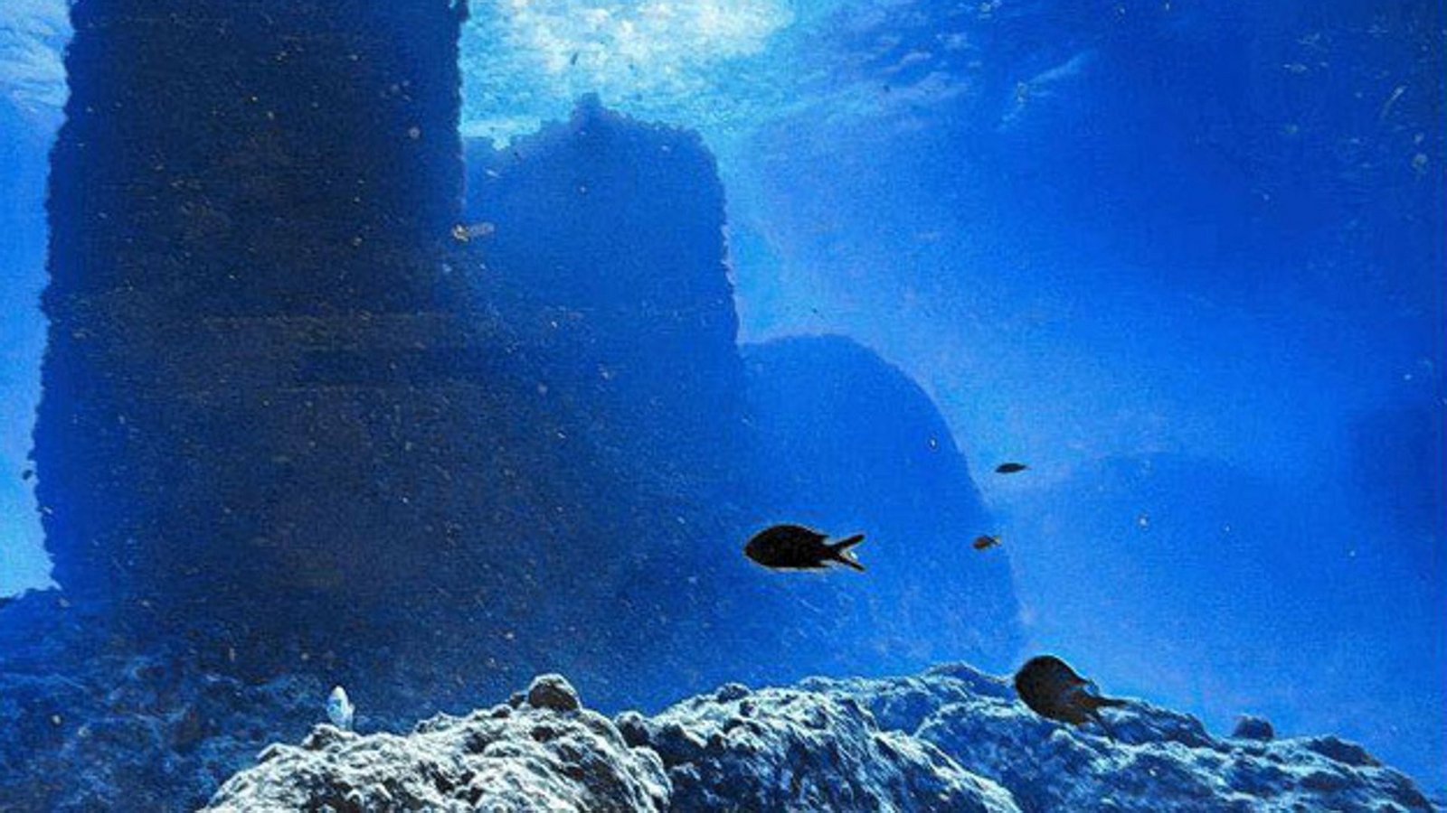 Blick auf die Ruinen der versunkenen ägyptischen Tempelstadt Taposiris Magna.Foto: © Ministry of Tourism and Antiquities Blick auf die Ruinen der versunkenen ägyptischen Tempelstadt Taposiris Magna.Foto: © Ministry of Tourism and Antiquities