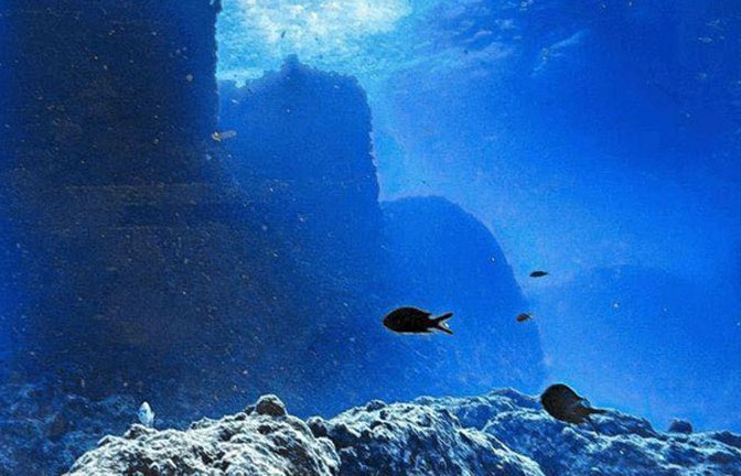 Blick auf die Ruinen der versunkenen ägyptischen Tempelstadt Taposiris Magna.<span class='image-autor'>Foto: © Ministry of Tourism and Antiquities</span>