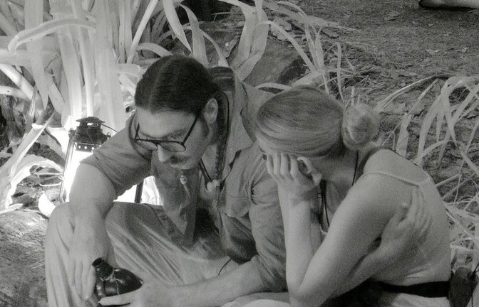 Fabio hat keine Lust auf die Gespräche mit Kim.<span class='image-autor'>Foto: RTL/Tag 14</span>