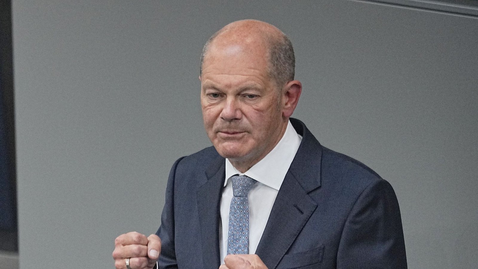 Die Debatte um die Kanzlerkandidatur von  Olaf Scholz  nimmt Fahrt auf.Foto: dpa/Michael Kappeler