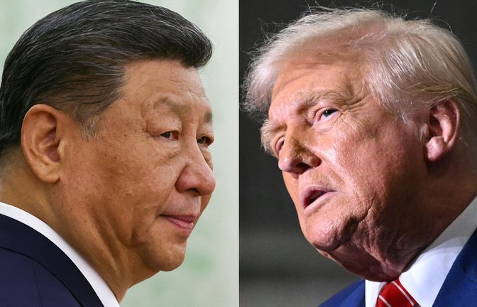 Chinas Staatschef Xi Jinping und der US-Präsident Donald Trump. (Archivbild)<span class='image-autor'>Foto: EVGENIA NOVOZHENINA/AFP/EVGENIA NOVOZHENINA</span>