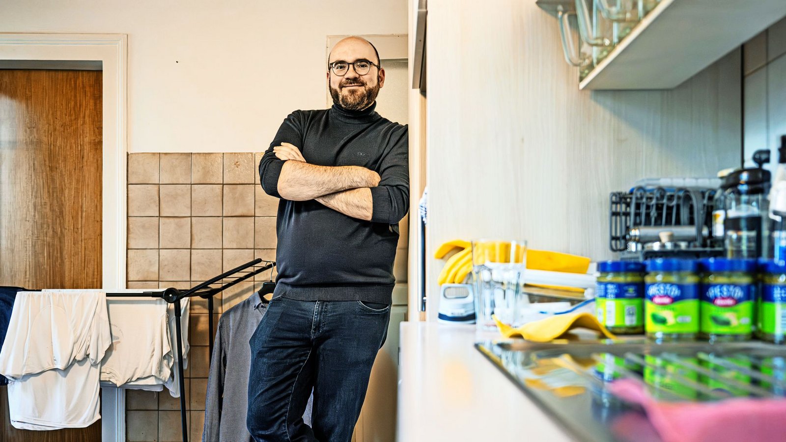 Konstantin in der WG-KücheFoto: Andy Reiner