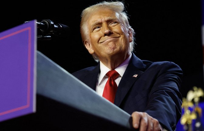 Der wiedergewählte Donald Trump<span class='image-autor'>Foto: IMAGO/Newscom / GDA/IMAGO/CHIP SOMODEVILLA</span>