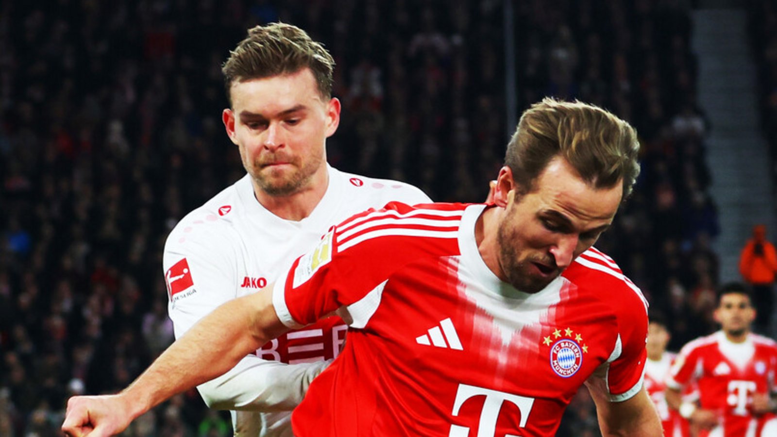 Im Hinspiel war Harry Kane von Maximilian Mittelstädt kaum zu stoppen.Foto: Bm