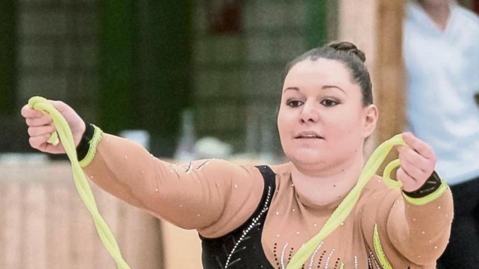 Rebecca Grimml beherrschte im württembergischen Landesfinale K 10 alle drei Geräte am besten und sicherte sich mit fünf Punkten Vorsprung den Sieg. Foto: Simecek Rebecca Grimml beherrschte im württembergischen Landesfinale K 10 alle drei Geräte am besten und sicherte sich mit fünf Punkten Vorsprung den Sieg. Foto: Simecek
