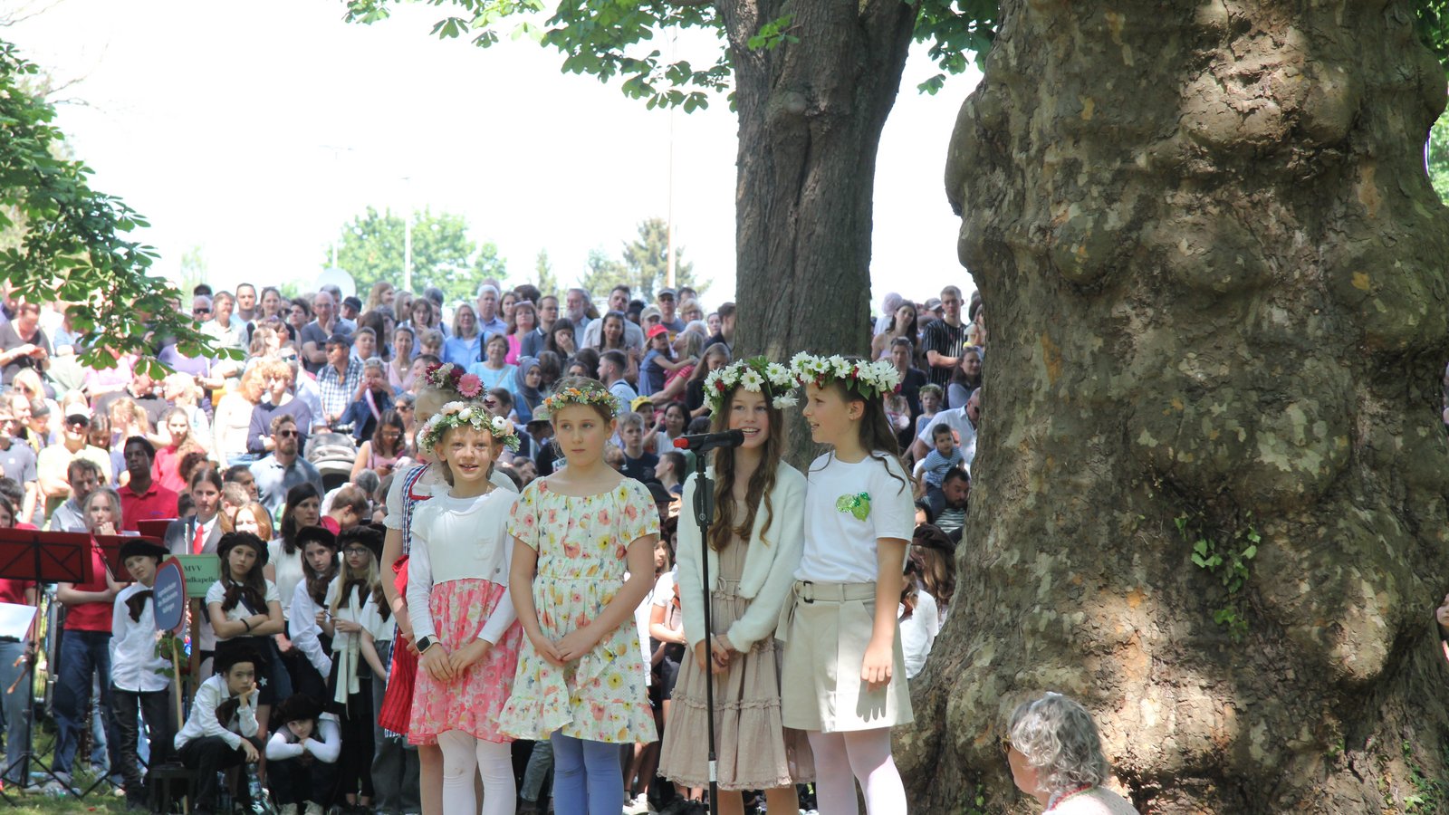 Die Rondellfeier ist einer Höhepunkt des Maientags. Foto: Banholzer