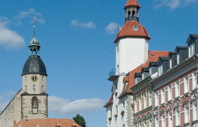 Der Marktplatz von Schmölln, Partnerstadt von Mühlacker. Foto: Stadtverwaltung Mühlacker