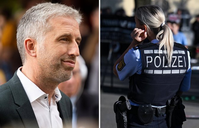 Tübingens OB Palmer fordert höhere Mindeststrafen für Angriffe auf Polizeibeamte.<span class='image-autor'>Foto: IMAGO/Dennis Duddek/Ulmer II</span>