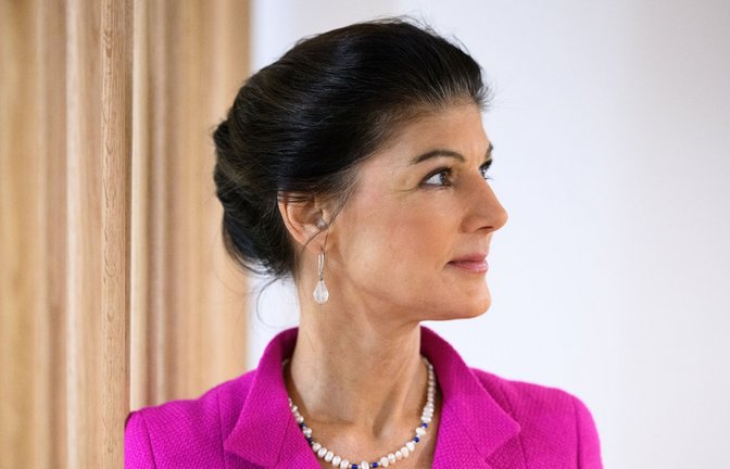 Die neue Partei ging aus dem Verein „Bündnis Sahra Wagenknecht“ hervor.<span class='image-autor'>Foto: Bernd von Jutrczenka/dpa</span>