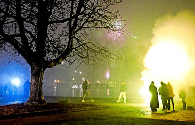 Neujahr im vergangenen Jahr am Eckensee: Wie gut greift das Böllerverbot an Silvester im Stadtkern diesmal?<span class='image-autor'>Foto: Ferdinando Iannone</span>