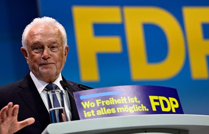 Wolfgang Kubicki ist neuer Bundesvorsitzender der FDP.<span class='image-autor'>Foto: AFP/TOBIAS SCHWARZ</span>