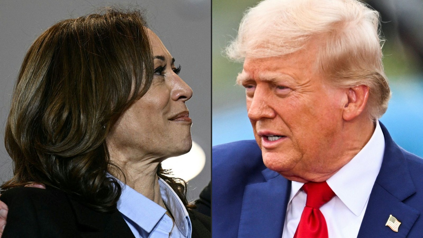 Für Kamala Harris ist es das erste TV-Duell in einem Präsidentschaftswahlkampf. Donald Trump macht das bereits zum siebten Mal.Foto: AFP/BRENDAN SMIALOWSKI