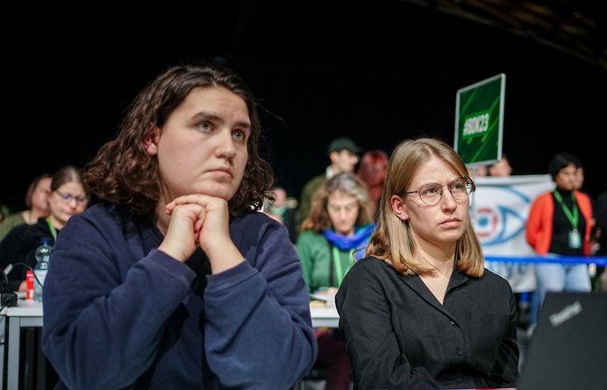 Die Sprecherinnen der Grünen Jugend treten aus der Partei aus.<span class='image-autor'>Foto: Kay Nietfeld/dpa/Kay Nietfeld</span>