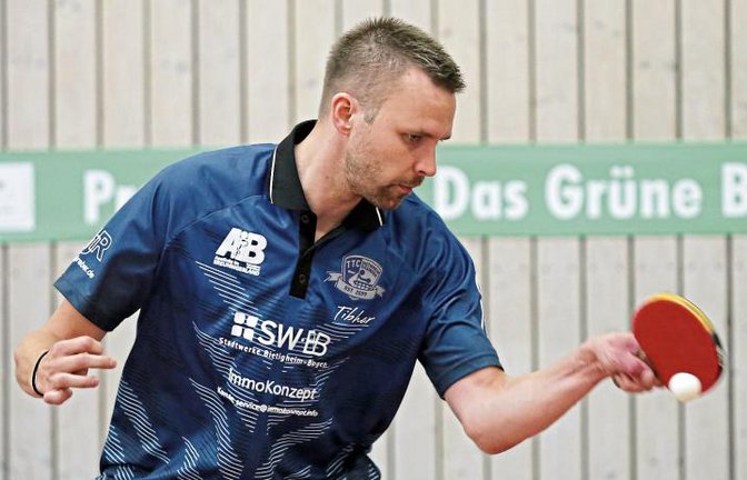 Mats Sandell ist das einzige bekannte Gesicht in der Aufstellung des TTC. Foto: Baumann