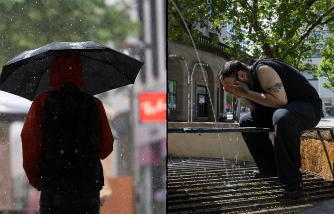 Wetterumschwung in Stuttgart: Auf Sonne folgt Regen.<span class='image-autor'>dpa/Markus Lenhardt & Lichtgut/Leif Piechowski</span>