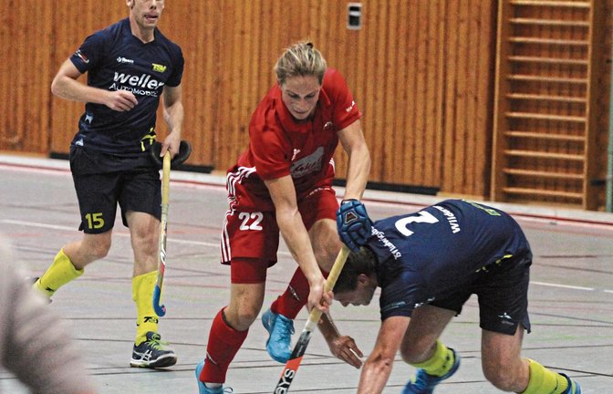Jeremias Mang (Mitte) erzielte sowohl gegen den TSV Mannheim III als auch gegen den TSV Ludwigsburg einen Doppelpack. Foto: Archiv/Nachreiner