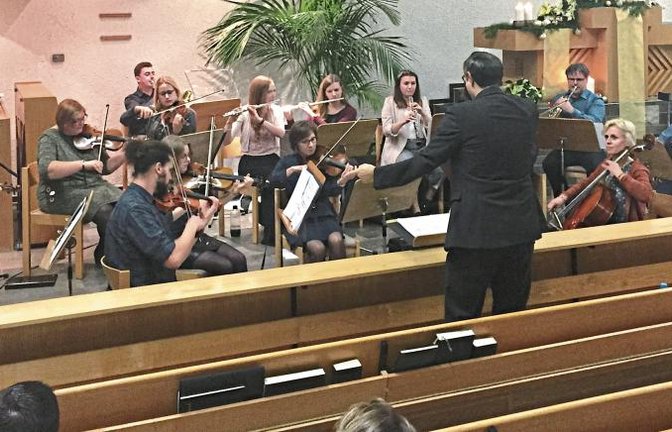 Konzert in der neuapostolischen Kirche in Großsachsenheim. Foto: p