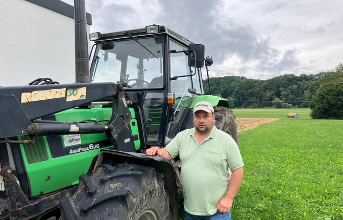 Landwirt und Ersthelfer: Johannes Figel<span class='image-autor'>Foto: Florian Dürr</span>