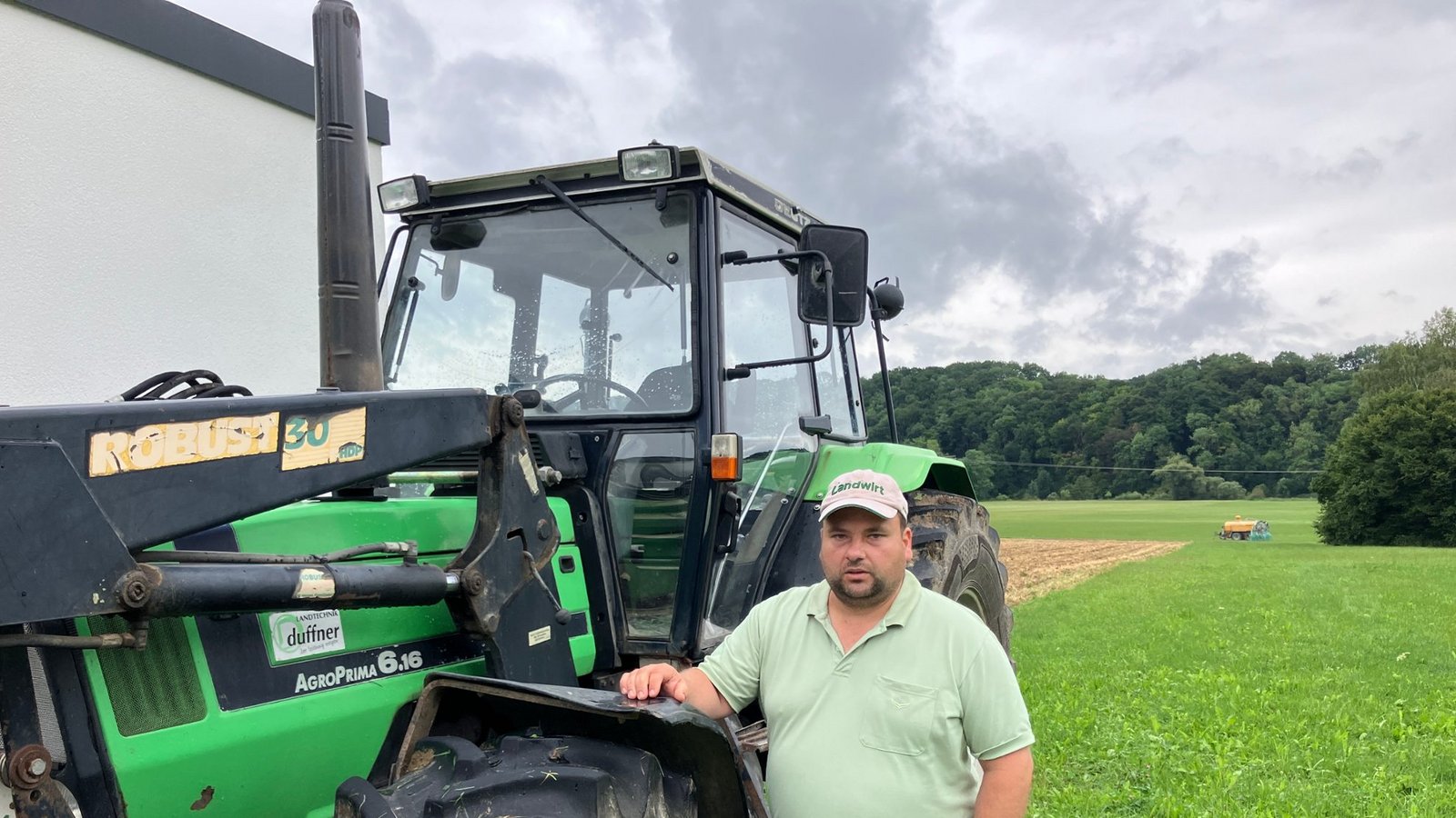 Landwirt und Ersthelfer: Johannes FigelFoto: Florian Dürr