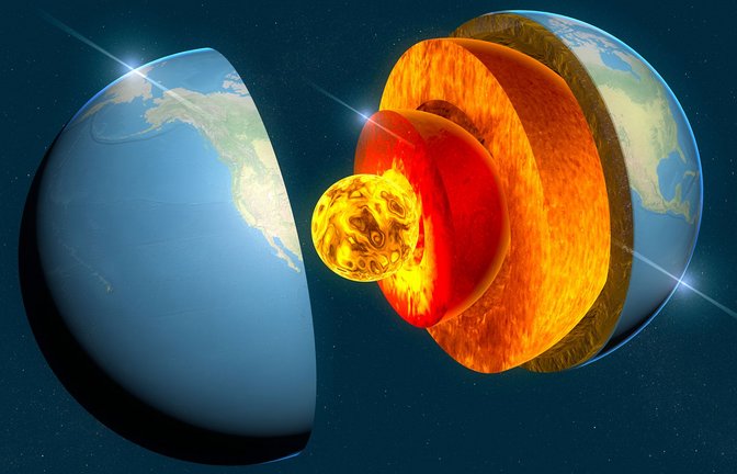 Der Erdkern ist der extremste und rätselhafteste Ort unseres Planeten.<span class='image-autor'>Foto: Imago/Dreamstime</span>