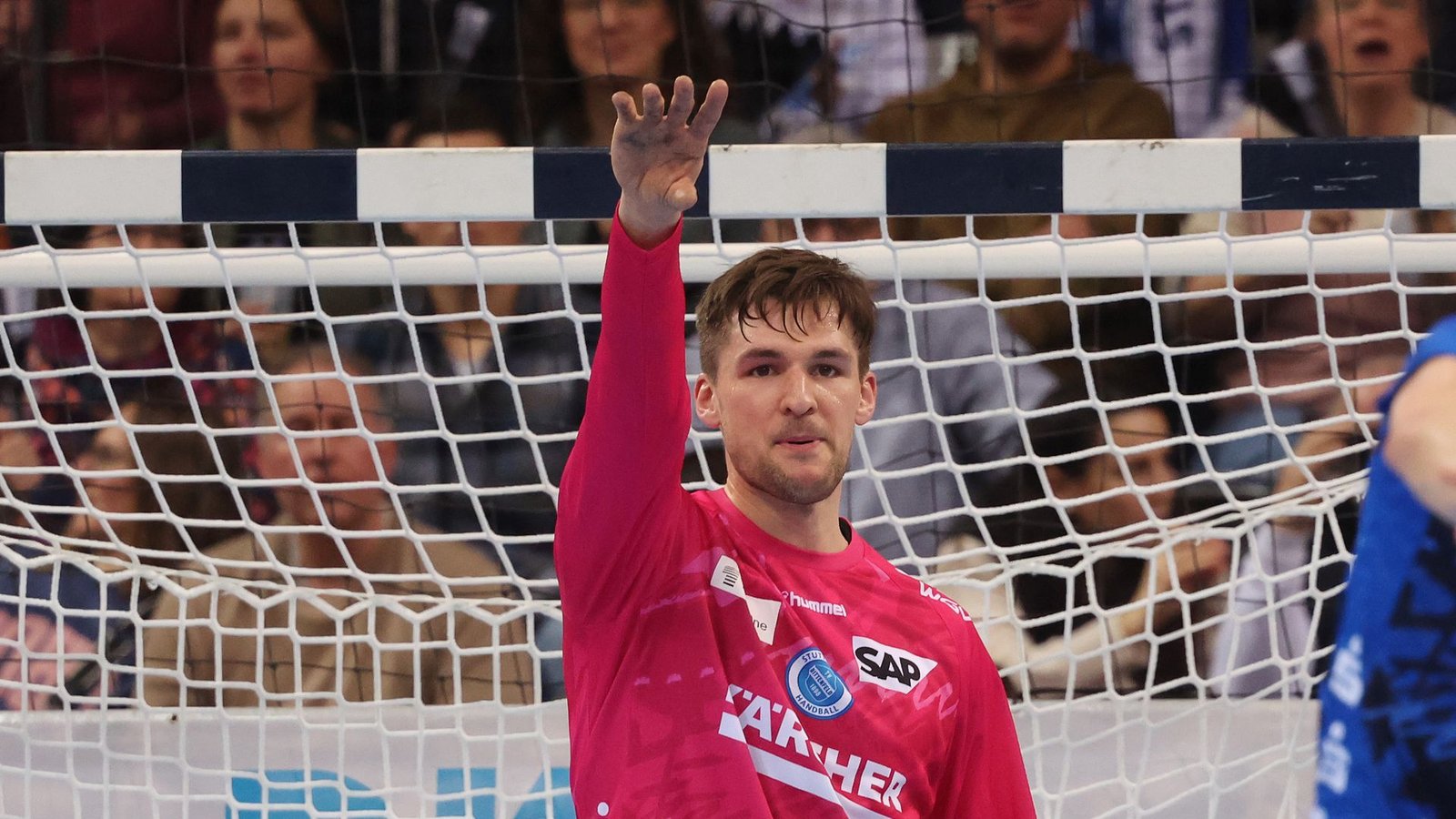 Mateusz Kornecki begann im Tor des TVB Stuttgart.Foto: Baumann/Hansi Britsch Mateusz Kornecki begann im Tor des TVB Stuttgart.Foto: Baumann/Hansi Britsch