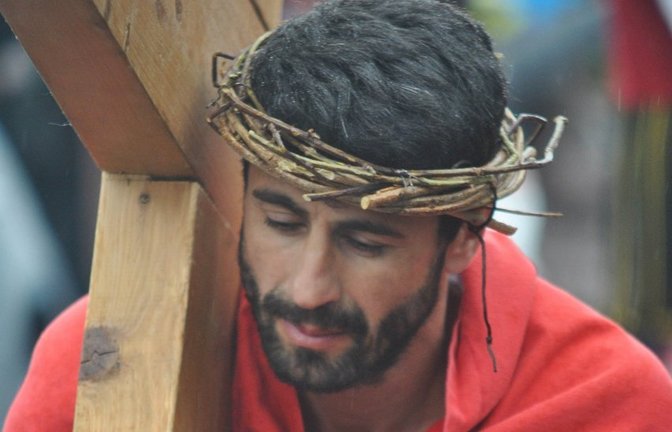 Giuseppe Bonsignore wird in diesem Jahr wieder Jesu Christi darstellen.