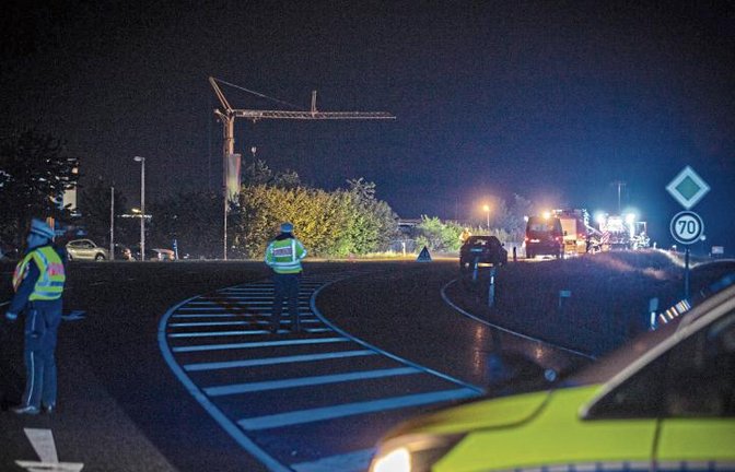 In der Nacht auf den 12. Mai 2019 starb ein Mann, drei weitere Personen wurden bei dem Unfall bei Sachsenheim verletzt. Foto: 7aktuell