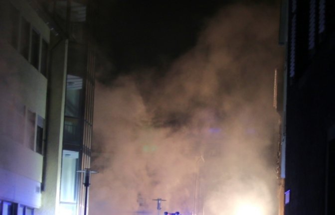 Feuer Feuerwehr Feuerwehreinsatz Tiefgarage Marktgasse Foto: Mross