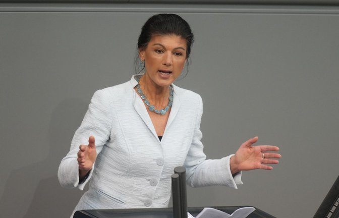 Nicht im Bundestag vertreten: Das BSW von Parteigründerin Sahra Wagenknecht verpasste den Einzug ins Parlament äußerst knapp.<span class='image-autor'>Foto: dpa/Michael Kappeler</span>