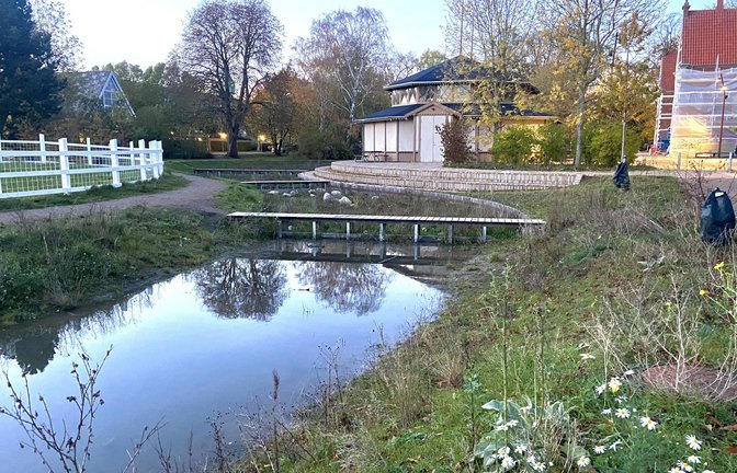 Im Stadtteil Sydhavnen ist ein großer Park mit einem See entstanden – dorthin wird bei einem Wolkenbruch viel Wasser aus den umliegenden Wohnquartieren gepumpt.<span class='image-autor'>Foto: Faltin</span>