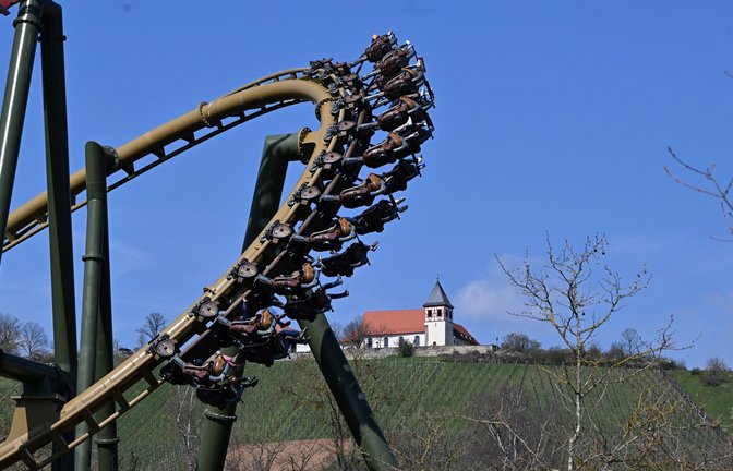 Unterhalb des Michaelsbergs bei Cleebronn geht es rund.<span class='image-autor'>Foto: dpa/Bernd Weißbrod</span>