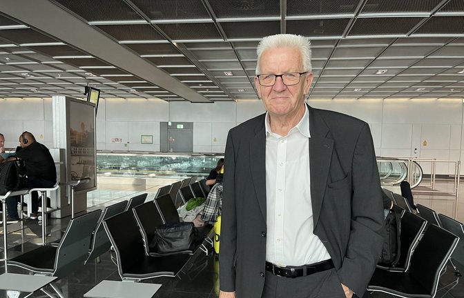 Winfried Kretschmann: Ministerpräsident auf Reisen<span class='image-autor'>Foto: dpa/Nico Pointner</span>