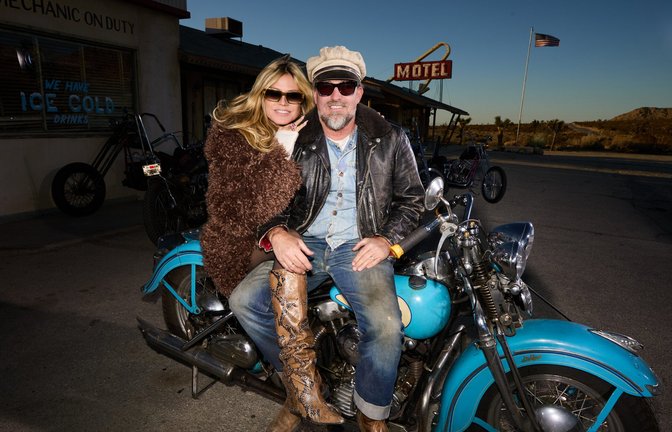 Heidi Klum mit Fotograf Brian Bowen Smith.<span class='image-autor'>Foto: ProSieben/Max Montgomery</span>