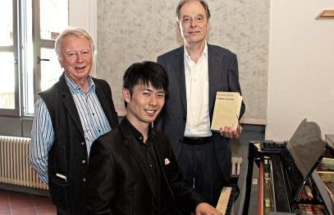 Jörg Schweizer, Kotaro Fukuma und Michael Fürtjes (von links).  Foto: Prokoph