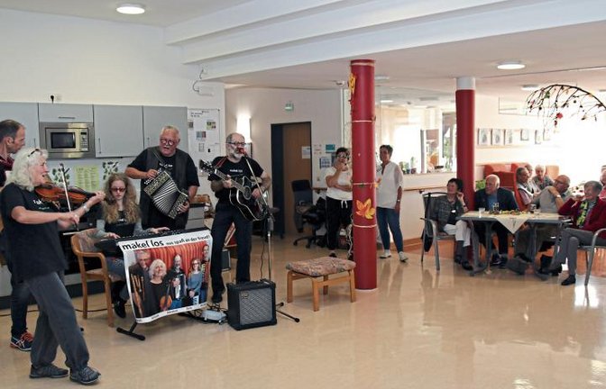 Ein besonderes Highlight der Jubiläumsfeier war der Auftritt der Band Makel los.  Foto: p