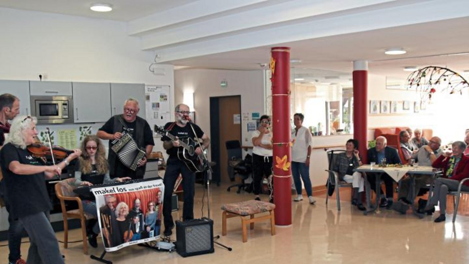 Ein besonderes Highlight der Jubiläumsfeier war der Auftritt der Band Makel los. Foto: p Ein besonderes Highlight der Jubiläumsfeier war der Auftritt der Band Makel los. Foto: p
