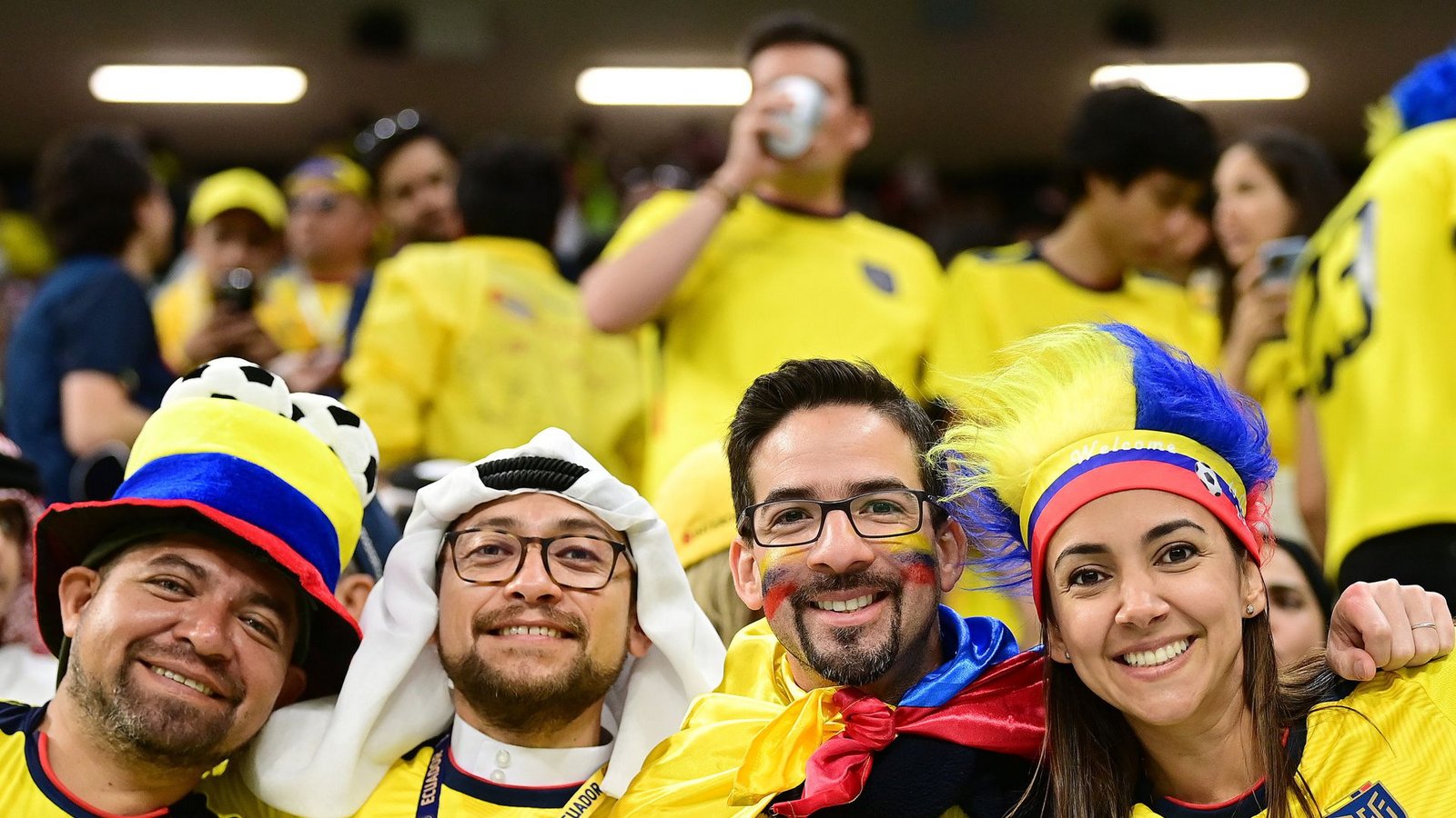 Ecuadors Fans waren gekommen, um zu bleibenFoto: WITTERS/TimGroothuis