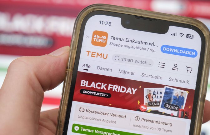 Mit 16,3 Millionen monatlichen Nutzern ist Temu in Deutschland beliebter als irgendwo sonst in der Europäischen Union.<span class='image-autor'>Foto: IMAGO/Guido Schiefer/IMAGO/Guido Schiefer</span>