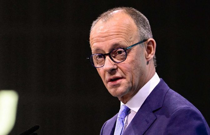 Ein Parteiprogramm als Signal an Wechselwähler: So sieht es der CDU-Vorsitzende Friedrich Merz.<span class='image-autor'>Foto: AFP/TOBIAS SCHWARZ</span>
