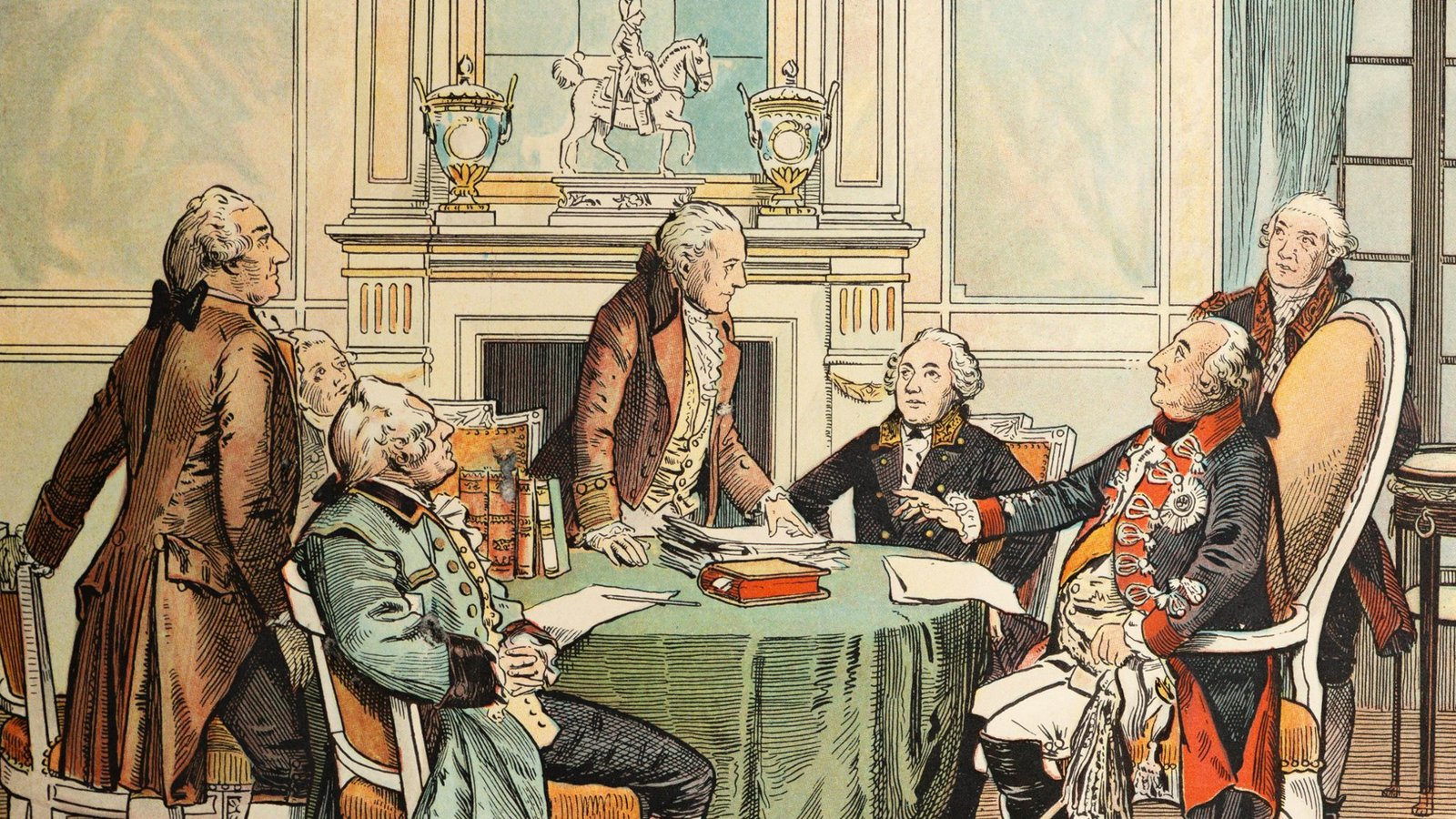 König Friedrich Wilhelm II. von Preußen bei einer Kabinettssitzung in Berlin um 1790.Foto: Imago/Imagebroker König Friedrich Wilhelm II. von Preußen bei einer Kabinettssitzung in Berlin um 1790.Foto: Imago/Imagebroker