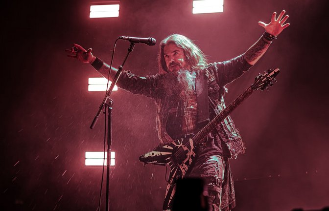 Frontmann Robb Flynn weiß genau, wie er das Publikum in der MHP-Arena zum Ausrasten bringt.<span class='image-autor'>Foto: Andreas Essig</span>