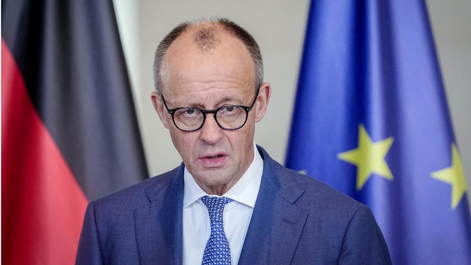 Friedrich Merz ruft den Iran zu einer Verhandlungslösung auf.Foto: dpa/Kay Nietfeld